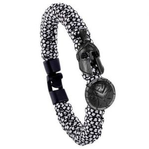 Bracelet de Survie Paracorde Cobra : Gladiateur Noir-Mon Bracelet Homme