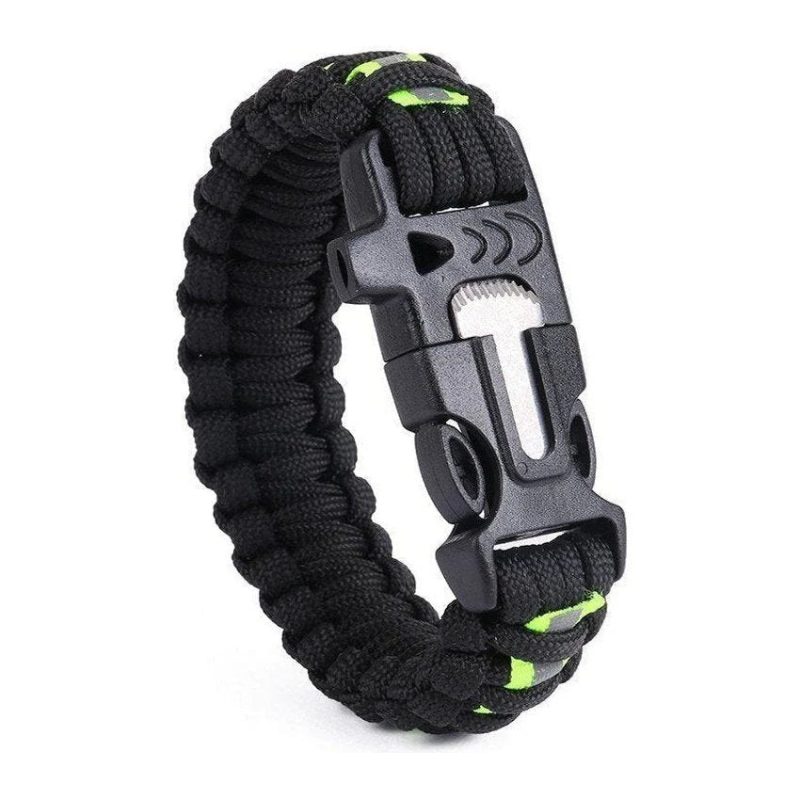 Bracelet de Survie en Paracorde Avec Grattoir et Sifflet Mac-Mon Bracelet Homme